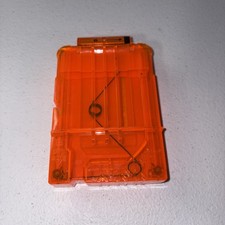 Nerf N-Strike Elite 6 Round Dart Magazine Orange Clear