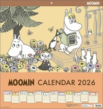 Sunstar Stationery Moomin 2026 Wall Calendar size 45 42cm 13 sheets JP 15766
