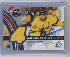 2025-26 Upper Deck 4 Nations Face-Off Fabrics Victor Hedman #4N-VH