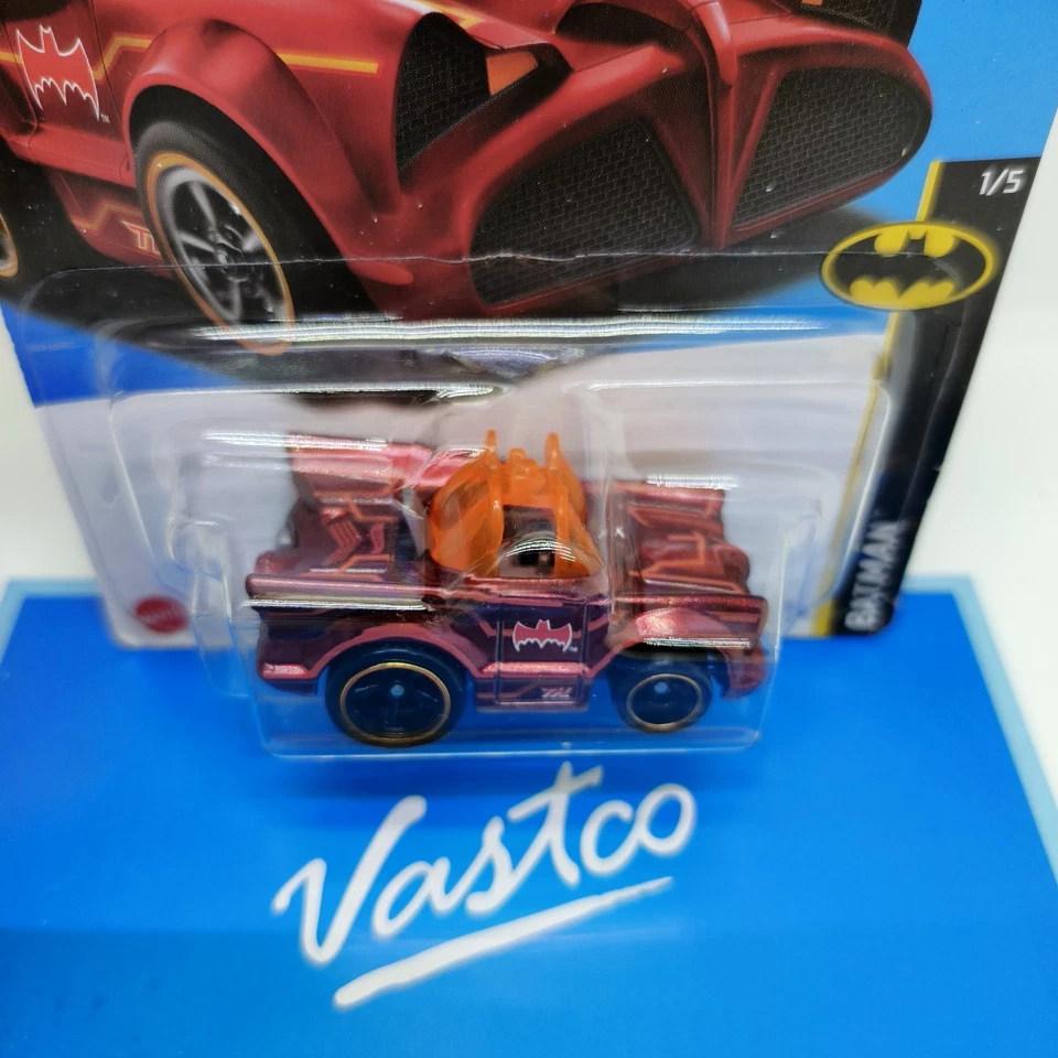 Hot Wheels Super Treasure Hunt BATMAN Classic TV Series Batmobile STH TH$ Tooned - Image 4 of 4