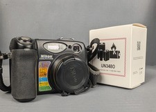 TESTED Nikon Coolpix 5400 E5400 5.1MP Digital Camera, Battery, CF Card, Charger