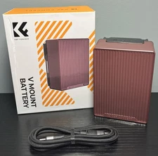 K&F CONCEPT V Mount Battery, 99Wh 6700mAh V-Mount Battery with PD 100W USB-C ...