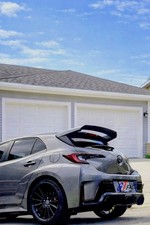 V Style Half Carbon Rear Wing Spoiler For Toyota Gr Corolla