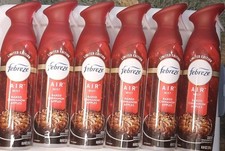 6 Count Febreze Air Mist Limited Edition Baked Cinnamon Apples Spray 8.8 oz