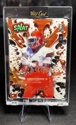 2025 Wild Card Splat Harold Fannin JR Orange Shimmer Splat SB0RA05-HF   3/6