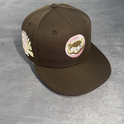 ウェア newera x tmkk 59fifty cubs cup 7-1/8 Hat Club Chicago Cubs New Era Cap 7 Brown Pink Kanye West UV