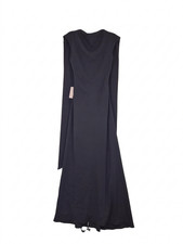 Odd Muse Drape Maxi Dress - Black - XS