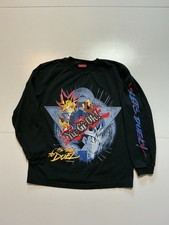 VTG 1996 Yu-Gi-Oh It  s Time To Duel Kazuki Takahashi L/S Graphic Youth T-Shirt