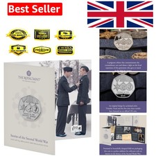 Stories of the Second World War 2025 UK 50p Brilliant Uncirculated Coin, Keep...