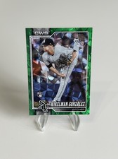 2026 Topps Series 1 Wikelman Gonzalez Chi WS #167 RC Green Diamante Foil /99 SP