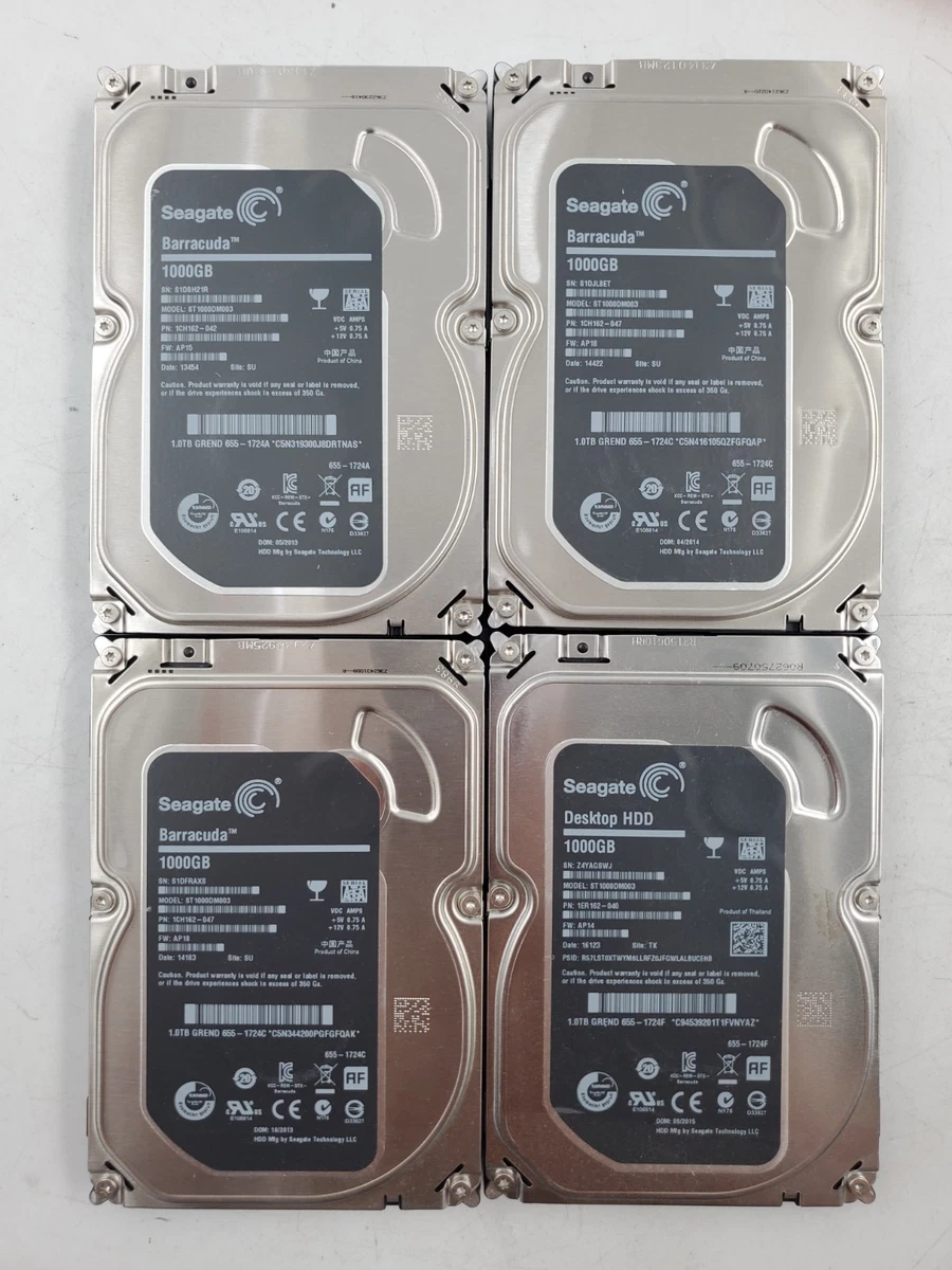 6枚セット1TB HDD 新品(1TB*6) SEAGATE Seagate 1 TB Internal Hard Disk Drives for sale | eBay