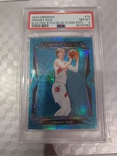 2023-24 Panini Obsidian - Gradey Dick #79 Electric Etch Blue FOTL /16 (RC)