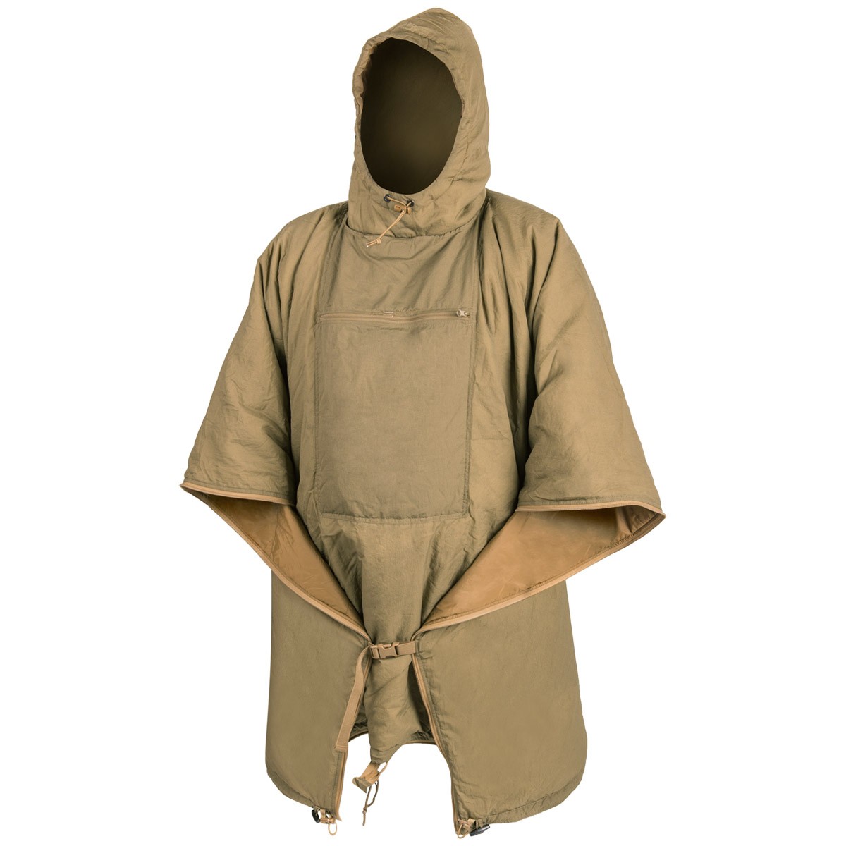 B&Q -  Helikon Swagman Roll Poncho Climashield Apex Coyote - Image 2