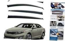 4pcs Window Visors Compatible with 2011 Compatible with 2011-2015 Kia Optima