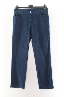 Brax Carola Damen Jeans Gr. 42K Hose Blau Baumwolle #GT-12