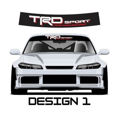 sun strip windshield banner 140cm x 25cm