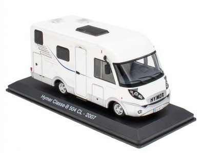 Hymer B-Class B504 CL 2007 Camper  diecast model car Hachette 1:43