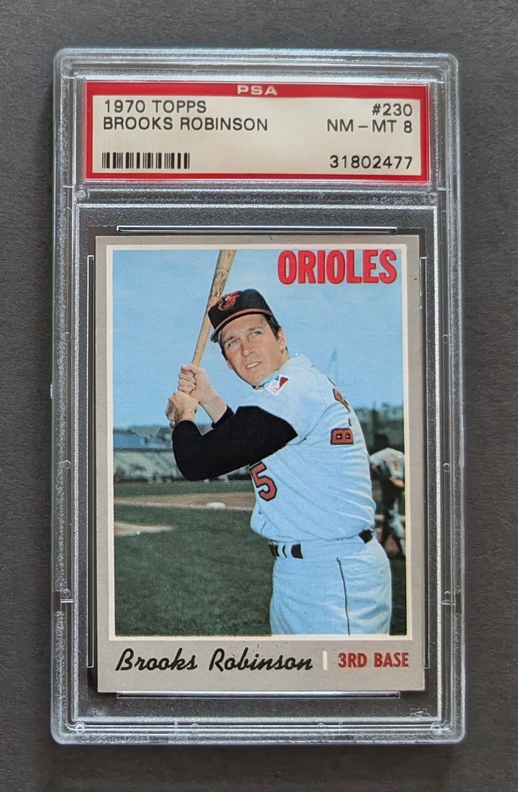 1970 Topps #230 Brooks Robinson PSA 8 NM-MT