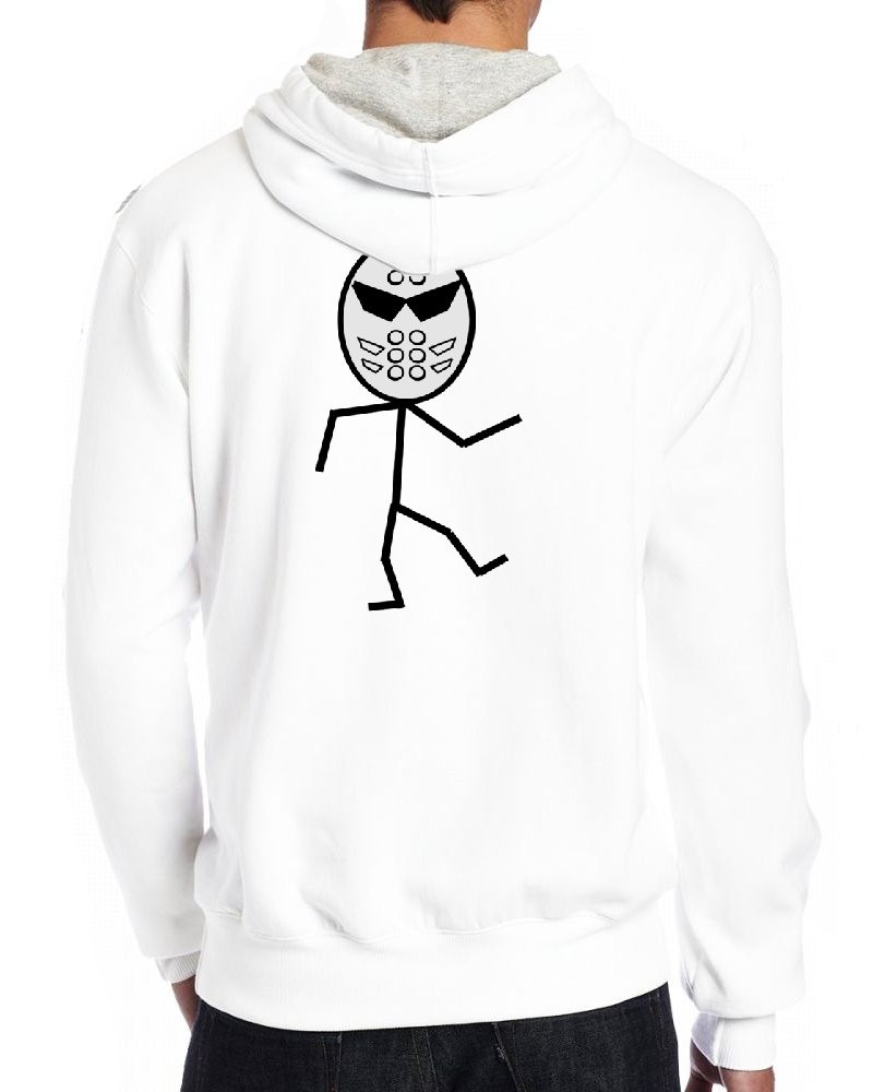 Мужской пуловер на заказ с капюшоном для домашней тренировки толстовка с капюшоном белый 2090₽