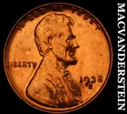 1938-S Lincoln Wheat Cent- Red- Choice Gem Brilliant Uncirculated Luster #J4872