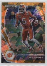 2021 Panini Prizm Draft Picks Orange Ice Prizm Tee Higgins #60 1b33