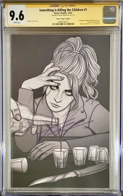 Something Killing Children: Monster Hunter Walks Bar - CGC SS 9.6 Signed Frison