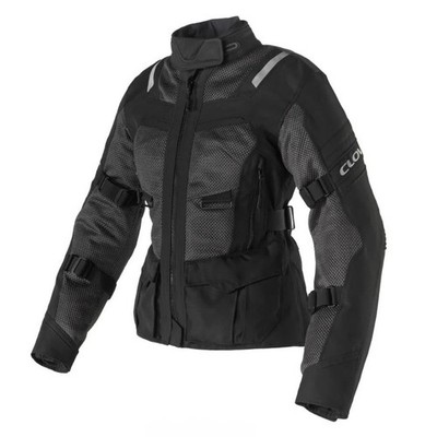 Jacke Motorrad Damen Sommerrock CLOVER Ventouring-4 Black Lady 17022-n/N