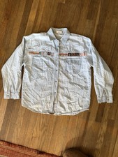 Vintage Jordache Denim Shirt Women  s Large Embroidered Detail 90s 80s