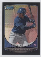 2013 Bowman Prospects Chrome Black Refractor 59/99 Yeicok Calderon #BCP82 0f8