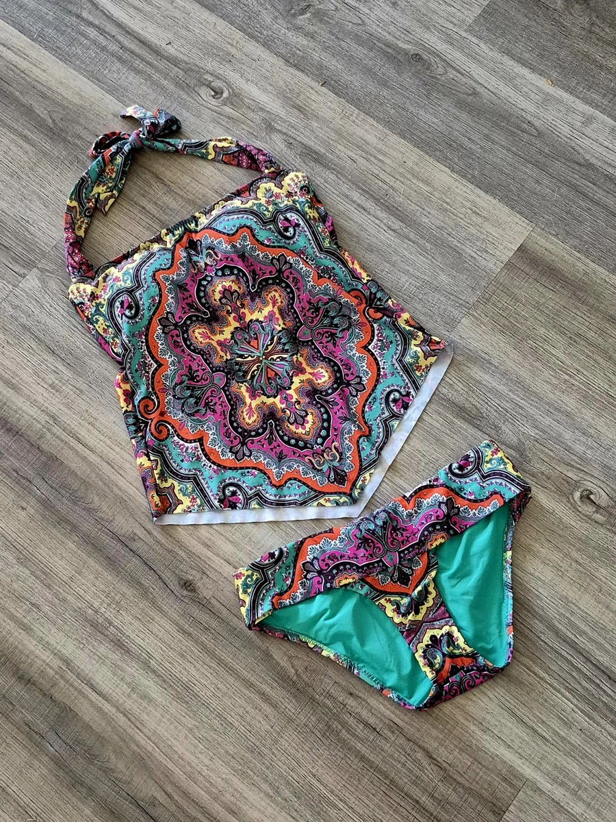 Becca Color Code Reversible Triangle Bikini Top In Blue - View #14