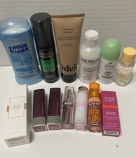 LOT of 13 MIXED MAKEUP, SKINCARE, HAIR CARE, Full Size Deluxe Travel Size, NEW