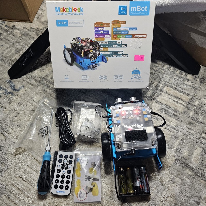 Makeblock mBot Bluetooth STEM Educati  Robot Kit Arduino Progra Tested w/ Box