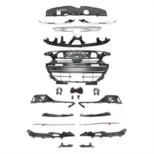 19PC For 2021 2022 Accord Front Grilles Bumper Headlight Brackets Fog Lights Kit
