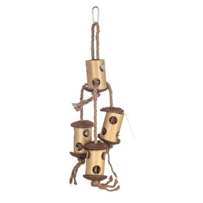 PET TOY FOR YOUR BIRD BUDGIE COCKATIEL PARROT   BAMBOO SMALL engaging toy