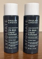 Set of 2: Paula  s Choice 2 BHA Liquid Exfoliant, 1 oz EACH, Exp 3/27, Exfoliate
