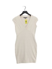 French Connection Bodycon Midi Dress UK10 in Cream