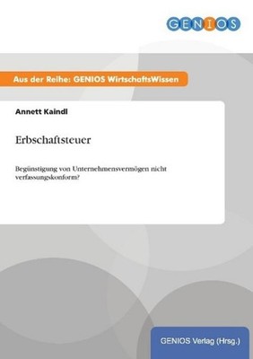 Erbschaftsteuer Annett Kaindl