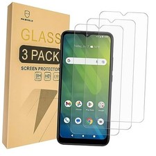 3-Pack Screen Protector For Cricket Icon 5 / AT T Motivate 4 Tempered