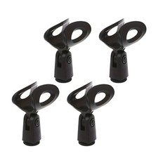 4pcs Adjustable Universal Microphone Mount Clip Clamp Holder for All Mic Stand