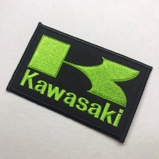 RIVETING KAWASAKI MOTORCYCLES EMBROIDERED IRO...