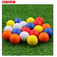 Foam Golf Balls 20 Pack 41mm PU Dimpled Practice Indoor Outdoor Backyard Homes