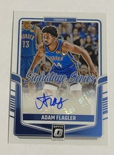 2024-25 Donruss Optic Adam Flagler Signature Series Auto #3 Thunder