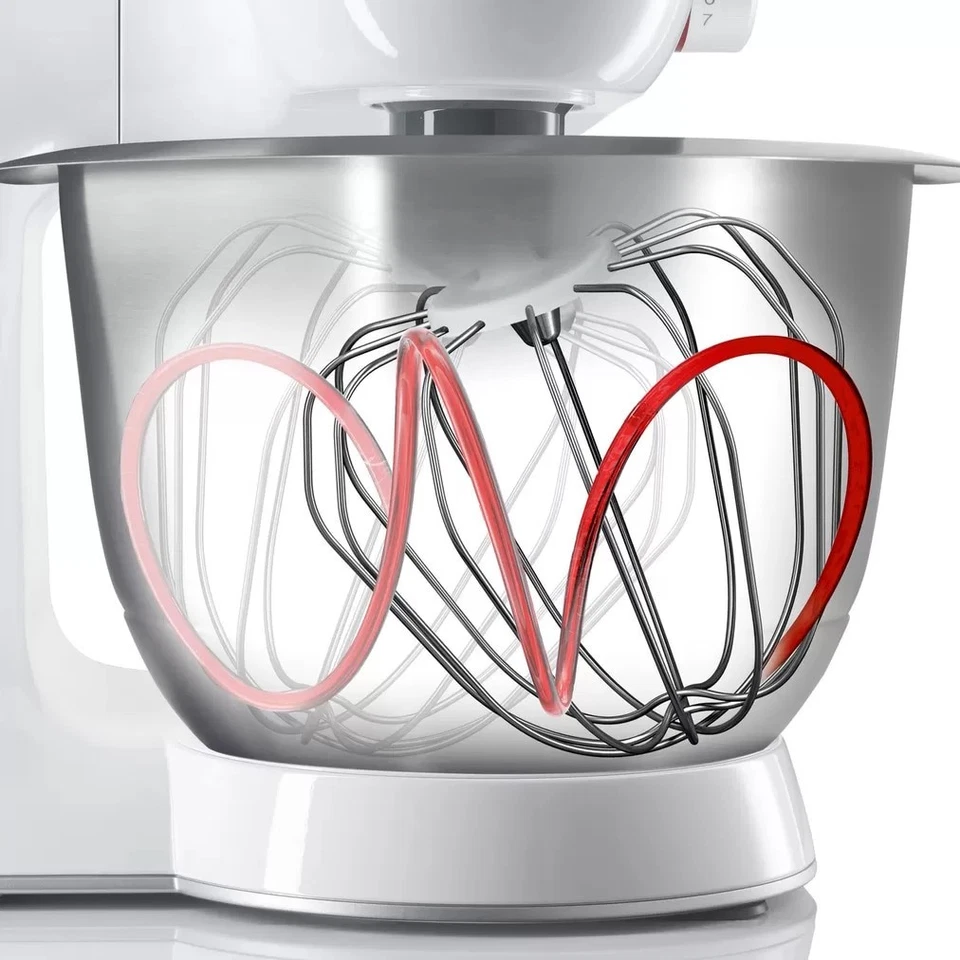 Bosch MUM5XW20 Küchenmaschine mit Waage weiß/champagne - Bild 2 von 4