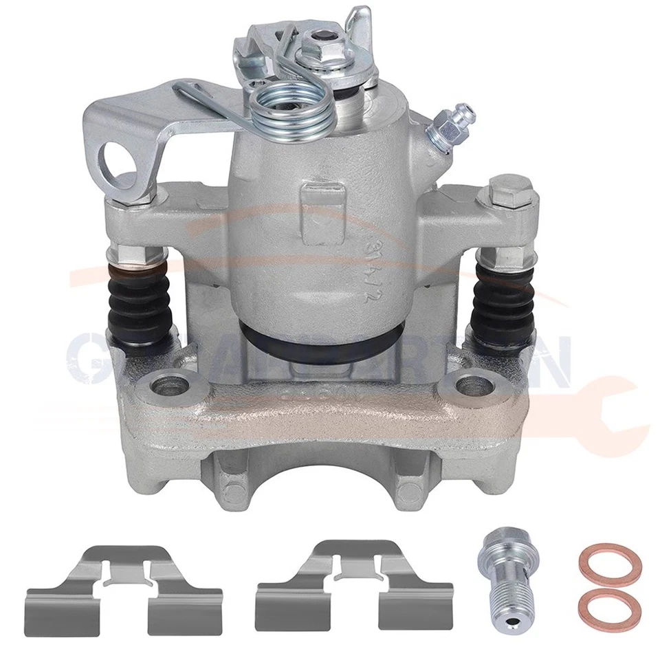 2X Brake Rear Calipers With Bracket Kit For 2007-2009 Volkswagen Jetta City - Image 3 of 4