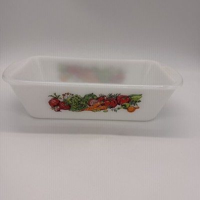 Vintage Glasbake J522 Loaf Baking Pan Dish 1 1/2 Qt Quart 