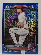 2025 Bowman Draft - Chrome Chase Shores #BDC-142 Blue Mojo Refractor /150 (RC)