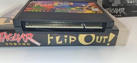 Flip Out (Atari Jaguar, 1995) Game, Instructions, And Replacement Holder Only
