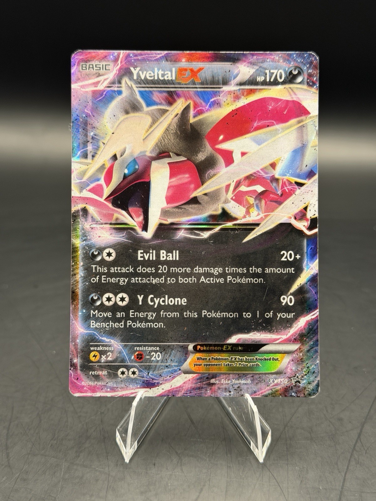 Yveltal EX XY150 - XY Black Star Promo Pokemon TCG (MP)