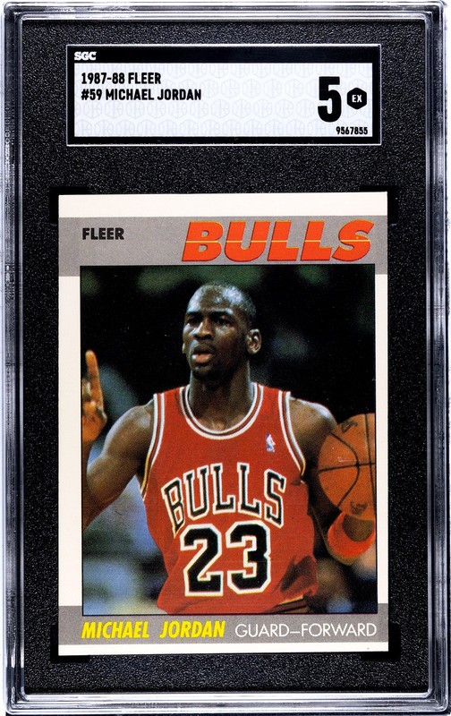 87-88 Fleer Michael Jordan Second Year Card - Michael Jordan Cards