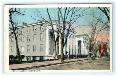 Hood College Frederick MD, Maryland Early Postcard